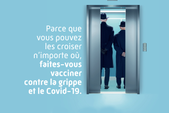 Parce que vous pouvez les croiser n'importe où, faites-vous vacciner contre la grippe et le covid-19.