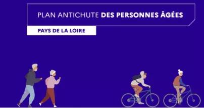 image avec personnages âgés actifs pour illustrer le plan anti chute en PDL