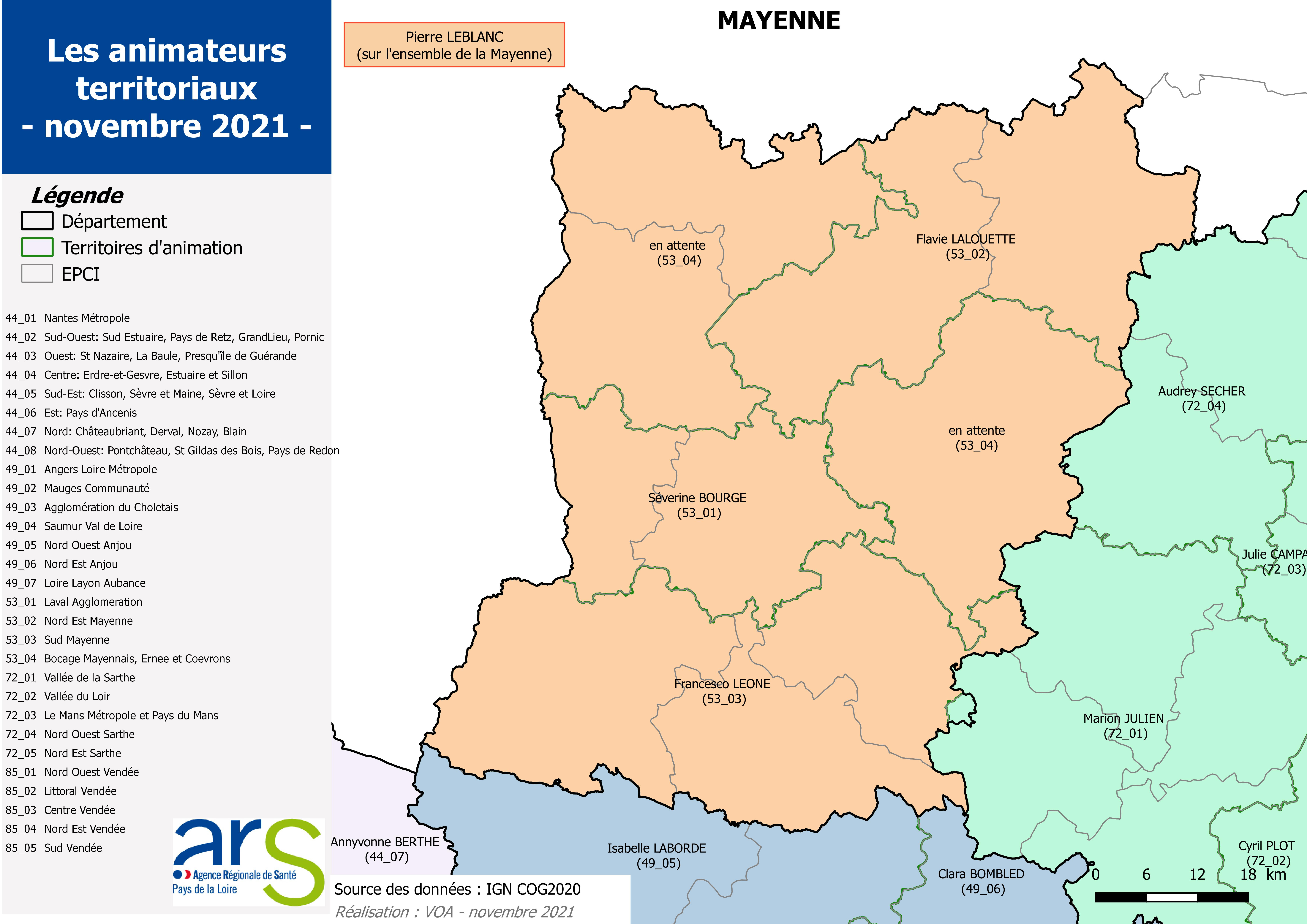 Carte animation territoriale 53 - novembre 2021