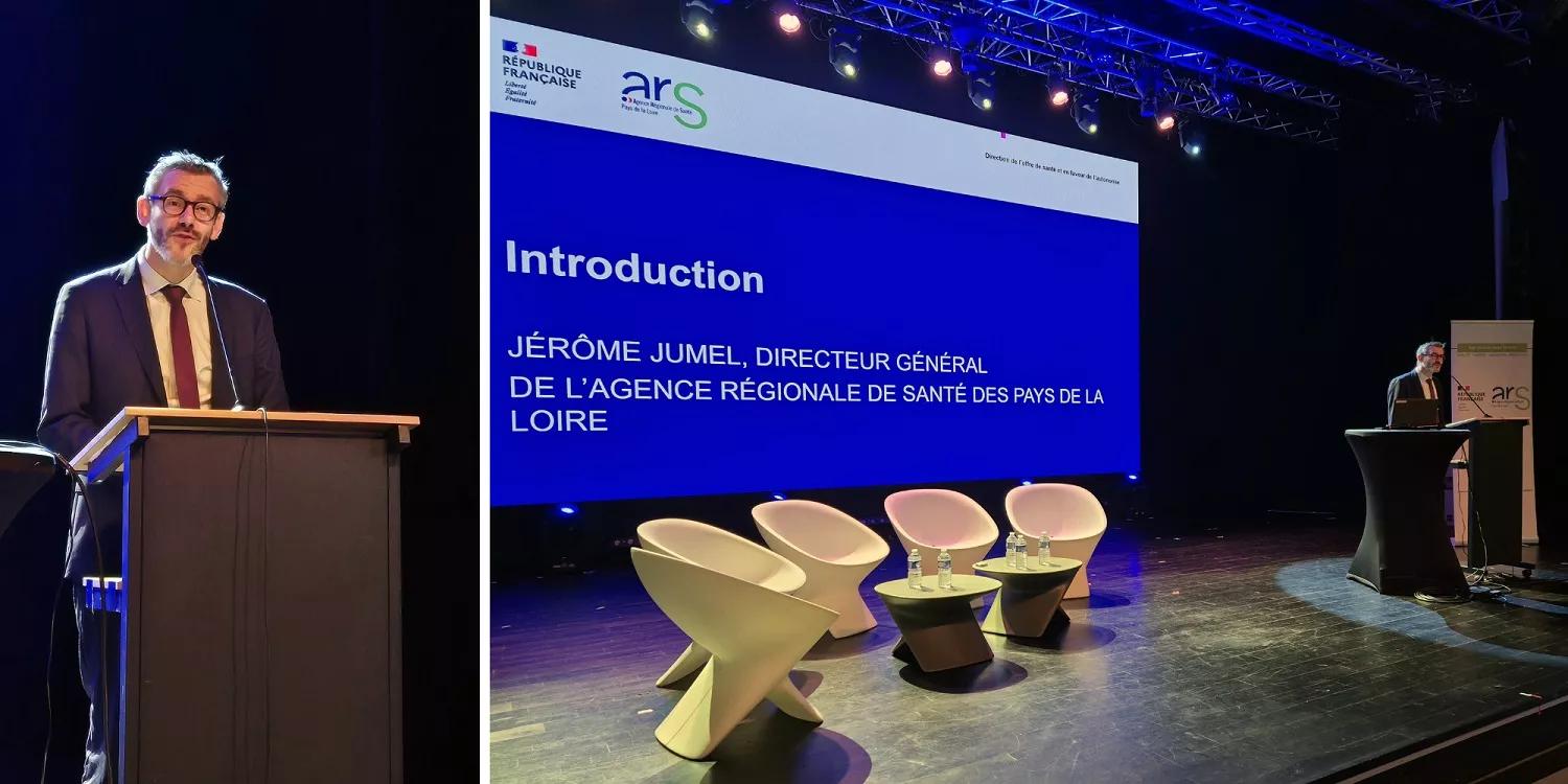 Jérôme Jumel, Directeur général de l’ARS Pays de la Loire a introduit la journée