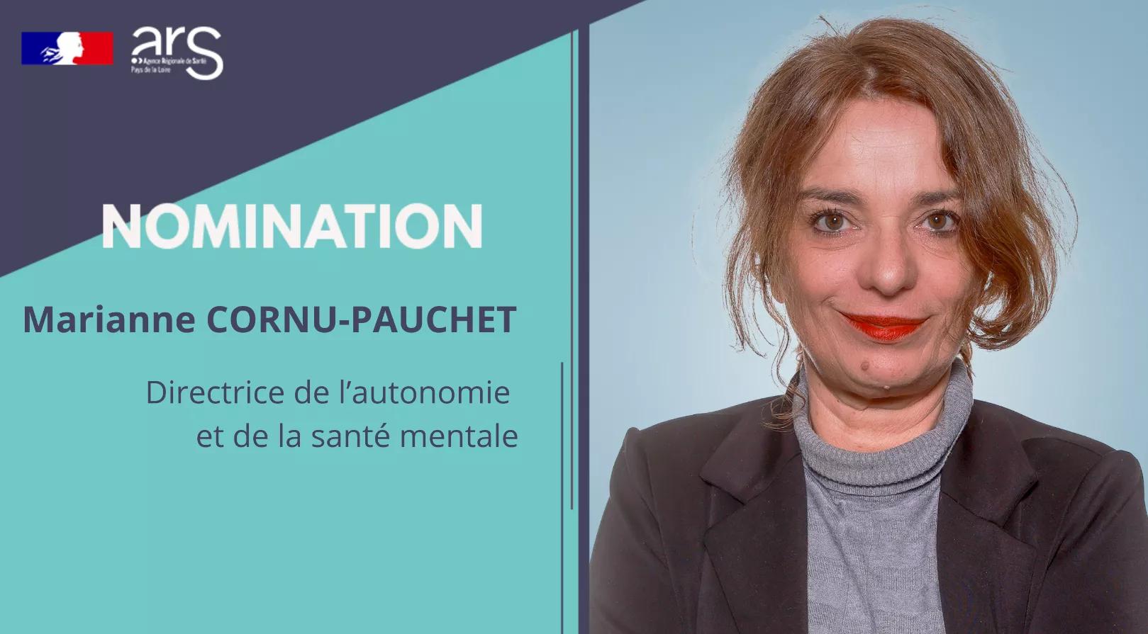 photo de Marianne Cornu-Pauchet, nouvelle Directrice de l’Autonomie et de la Santé mentale de l’ARS Pays de la Loire