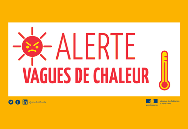 Alerte vagues de fortes chaleurs