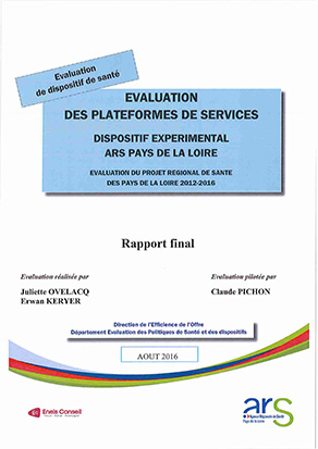 couverture du rapport d'évaluation des plateformes de services