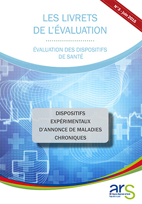couverture du livret de l'évaluation numéro 3 sur les dispositifs d'annonce des maladies chroniques