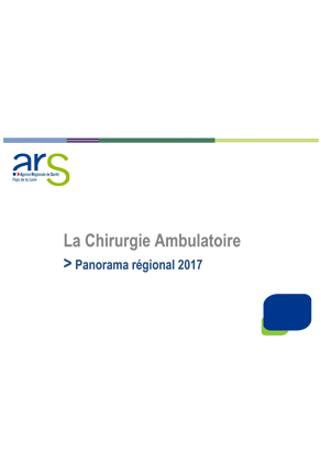 Couverture du panorama régional 2017 de la chirurgie ambulatoire