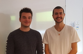 adrian et theo élèves aides-soignants à l’IFAS Croix Rouge de Rezé