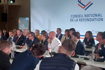 Volet santé du Conseil national de la refondation en Mayenne en présence du Président de la république