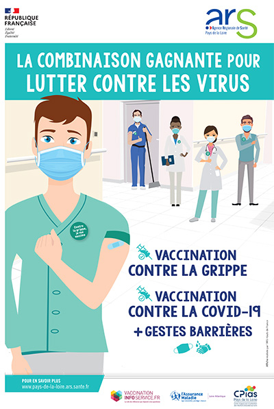 Vaccination contre la grippe, vaccination contre la covid-19 et gestes barrières : la combinaison gagnante pour lutter contre les virus