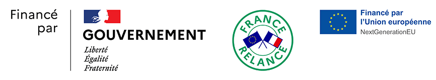 Financé par le Gouvernement, France relance et l'Union européenne
