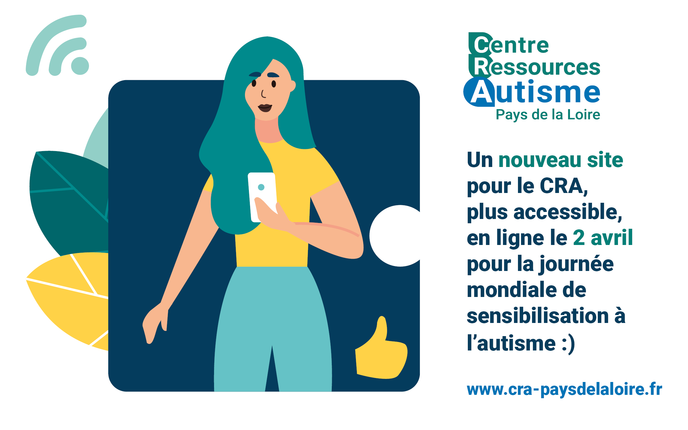Un nouveau site pour le CRA, plus accessible, en ligne le 2 avril pour la journée mondiale de sensibilisation à l'autisme