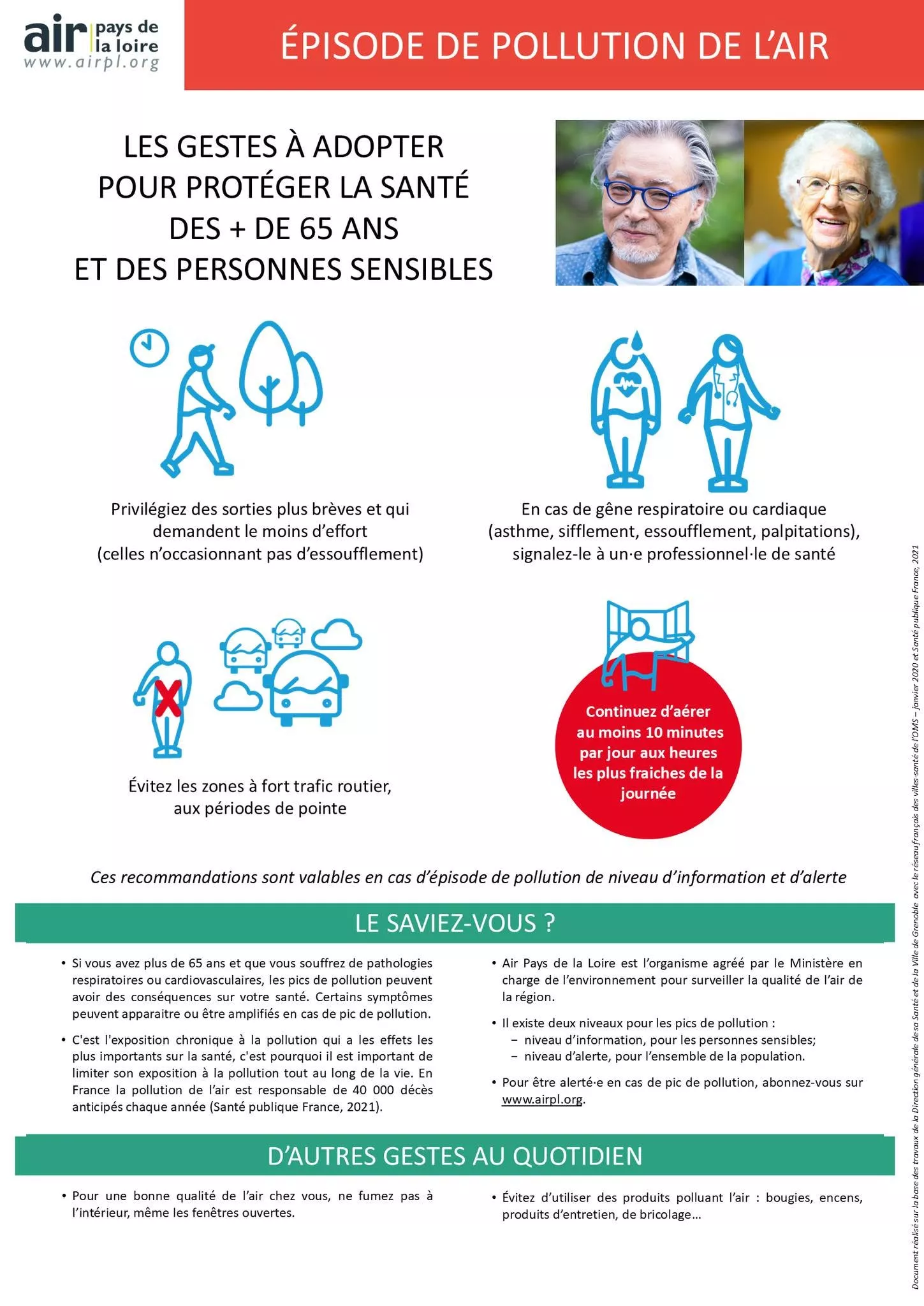 plus de 65 ans
