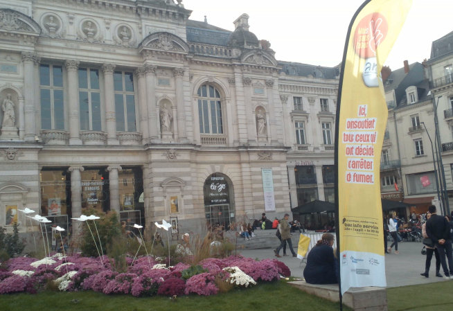 Place du ralliement de Angers et Mois sans tabac